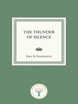 cover image of The Thunder of Silence
